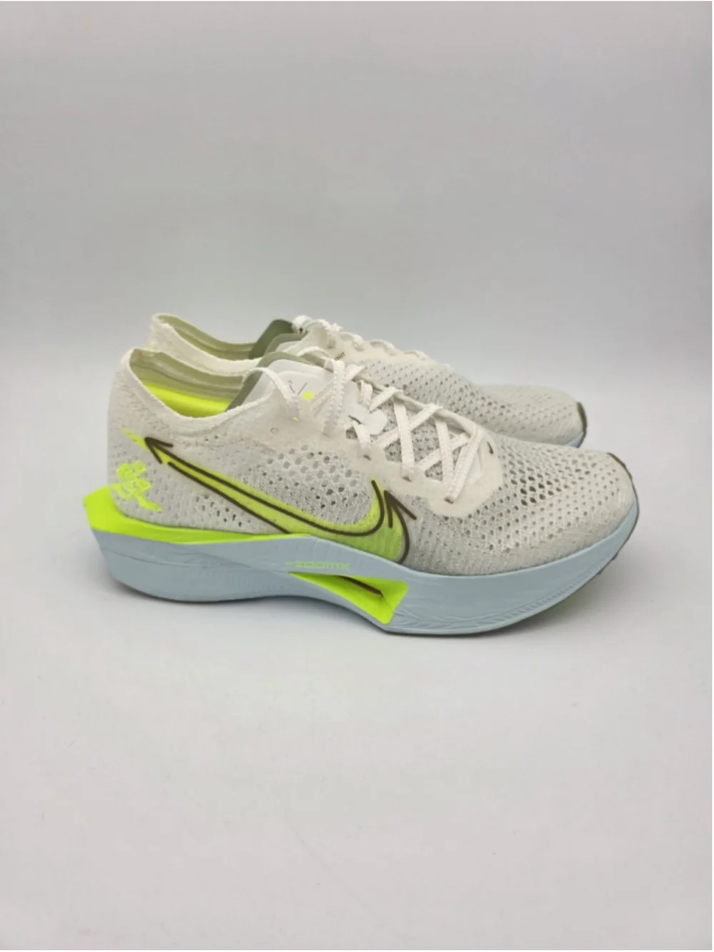 Nike ZoomX Vaporfly Next% 3 Sail Volt HQ3464-143 Womens Size 9 Mens 7.5